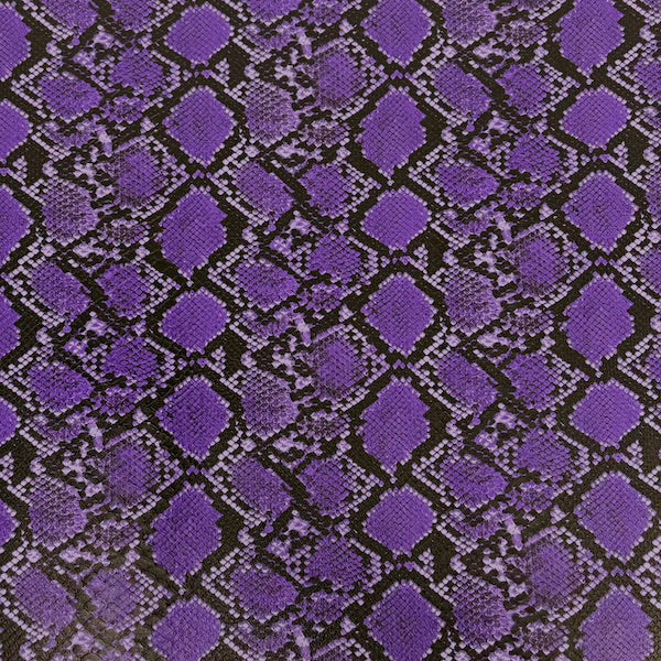 Caicos Snake Skin Faux Leather Vinyl Fabric - Prismatic Fiber Arts