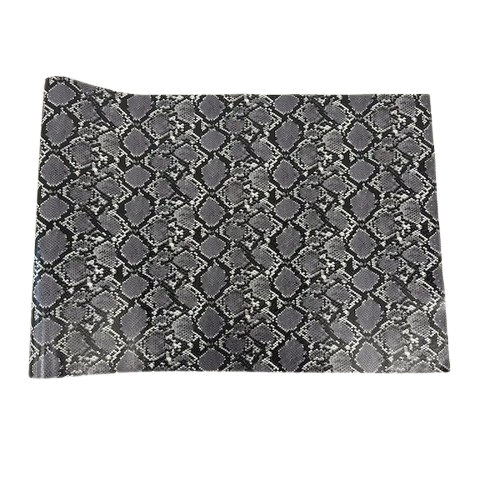 Caicos Snake Skin Faux Leather Vinyl Fabric - Prismatic Fiber Arts