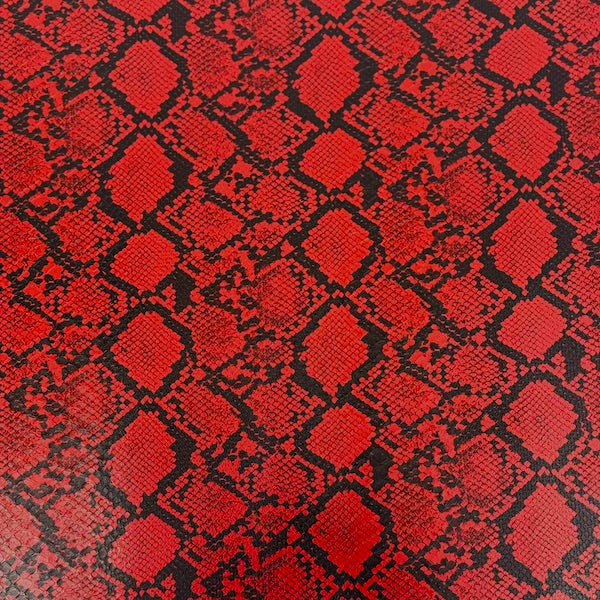 Caicos Snake Skin Faux Leather Vinyl Fabric - Prismatic Fiber Arts