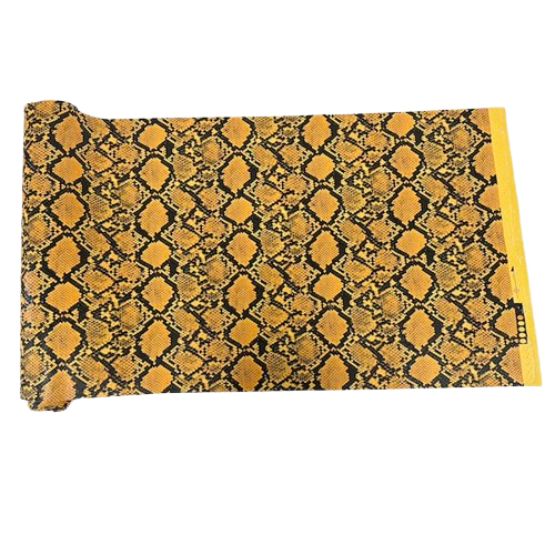 Caicos Snake Skin Faux Leather Vinyl Fabric - Prismatic Fiber Arts