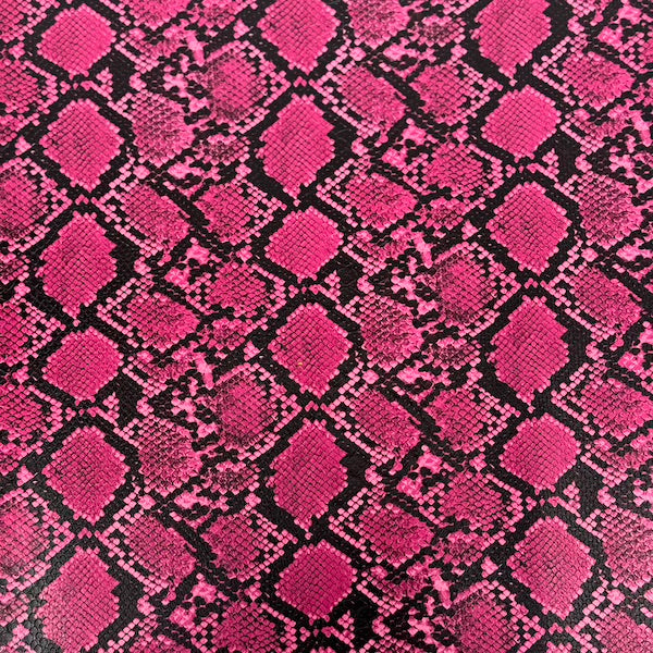Caicos Snake Skin Faux Leather Vinyl Fabric - Prismatic Fiber Arts