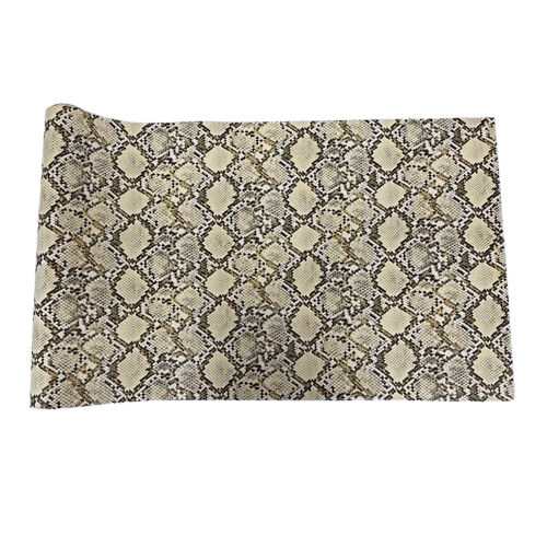 Caicos Snake Skin Faux Leather Vinyl Fabric - Prismatic Fiber Arts