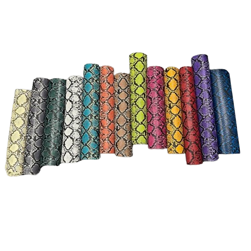 Caicos Snake Skin Faux Leather Vinyl Fabric - Prismatic Fiber Arts