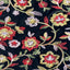 Briony Multicolor Floral Embroidered Stretch Velvet Fabric - Prismatic Fiber Arts