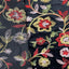 Briony Multicolor Floral Embroidered Stretch Velvet Fabric - Prismatic Fiber Arts