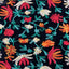 Briony Multicolor Floral Embroidered Stretch Velvet Fabric - Prismatic Fiber Arts