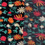 Briony Multicolor Floral Embroidered Stretch Velvet Fabric - Prismatic Fiber Arts