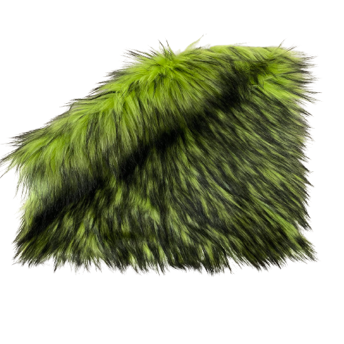 Husky Print Long Pile Shaggy Faux Fur Fabric - Prismatic Fiber Arts