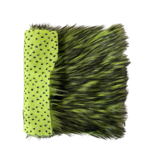 Husky Print Long Pile Shaggy Faux Fur Fabric - Prismatic Fiber Arts