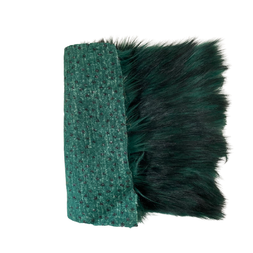Husky Print Long Pile Shaggy Faux Fur Fabric - Prismatic Fiber Arts
