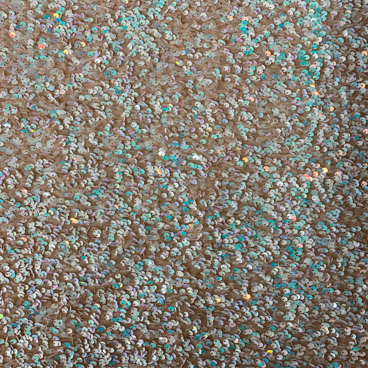 Sequins Embroidered Stretch Velvet Rodeo Fabric - Prismatic Fiber Arts