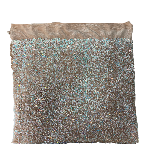 Sequins Embroidered Stretch Velvet Rodeo Fabric - Prismatic Fiber Arts