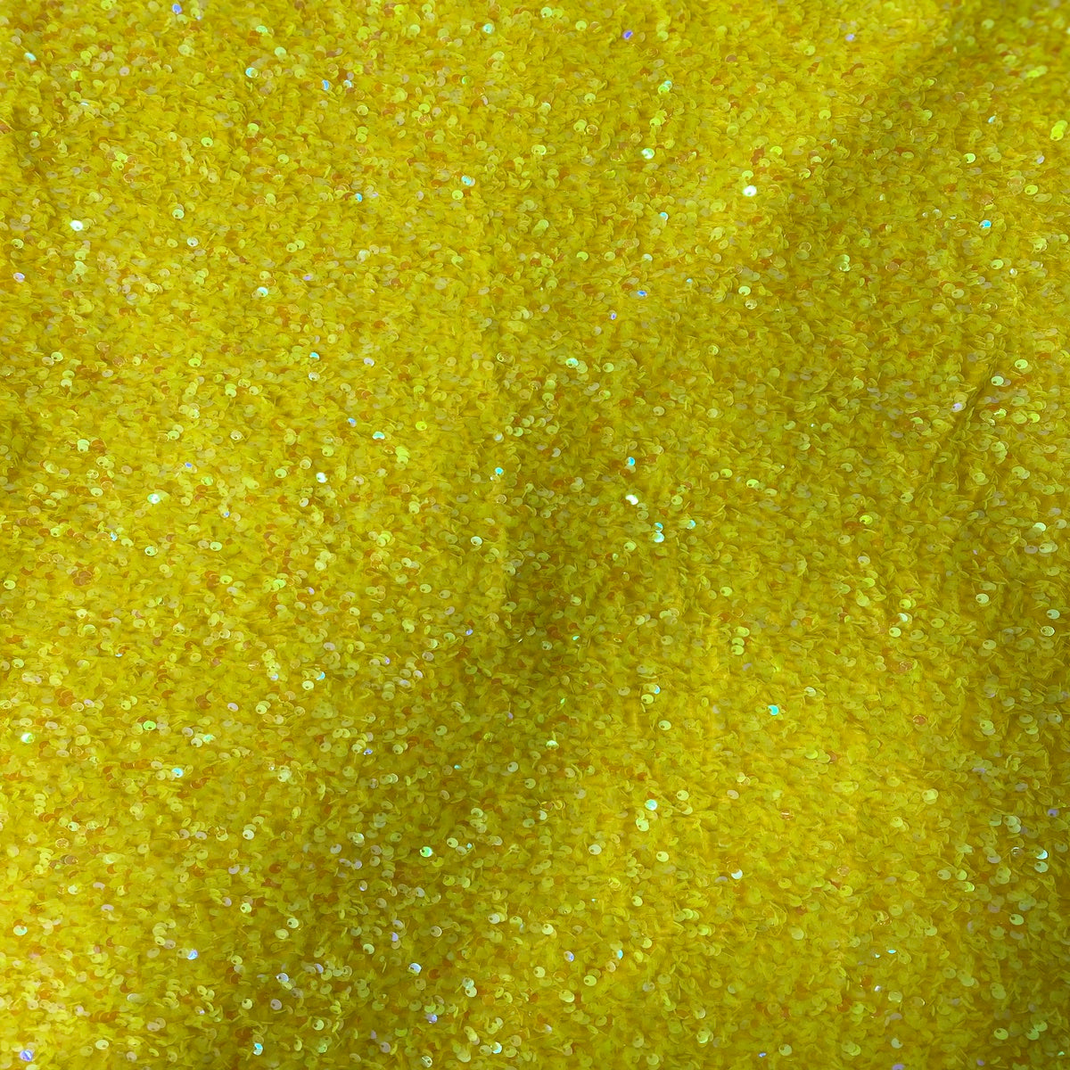 Sequins Embroidered Stretch Velvet Rodeo Fabric - Prismatic Fiber Arts
