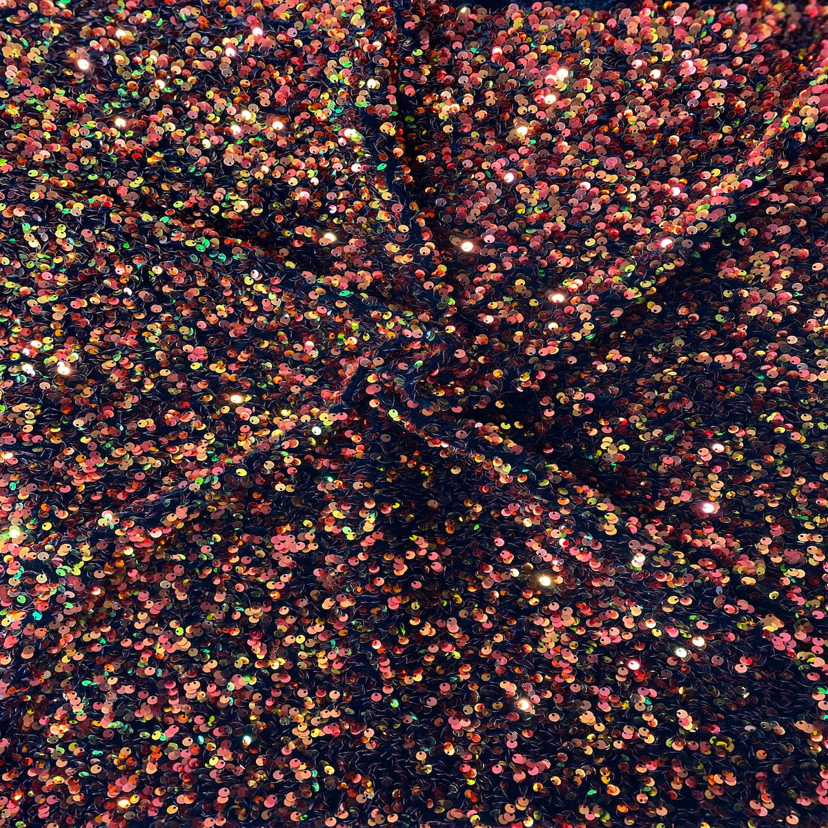 Sequins Embroidered Stretch Velvet Rodeo Fabric - Prismatic Fiber Arts