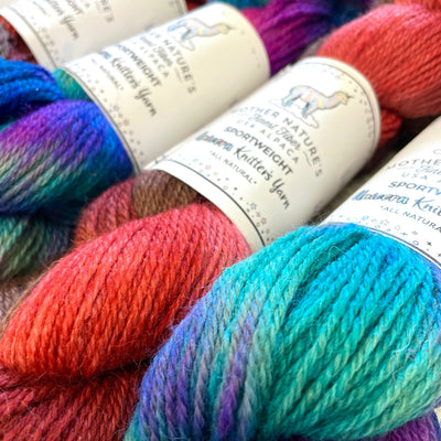 Sport Alpaca & Merino Hand Painted Yarn - Prismatic Fiber Arts
