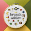 Brunch Addict Counted Cross Stitch Kit - Prismatic Fiber Arts