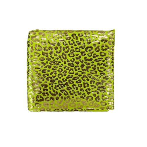 Sahara Leopard Foil Print Nylon Spandex Fabric - Prismatic Fiber Arts