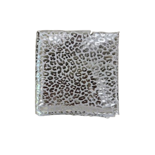 Sahara Leopard Foil Print Nylon Spandex Fabric - Prismatic Fiber Arts