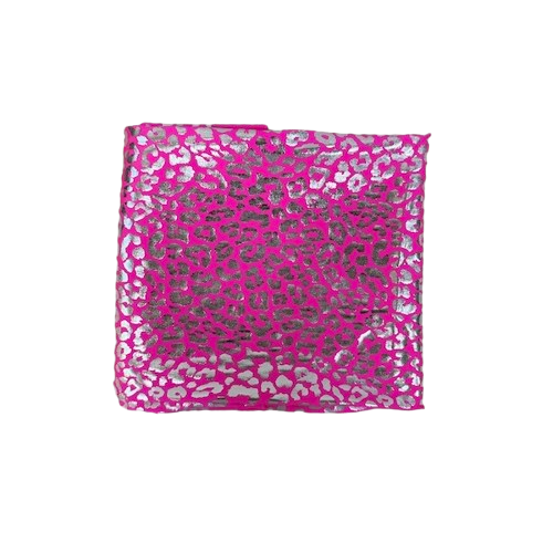Sahara Leopard Foil Print Nylon Spandex Fabric - Prismatic Fiber Arts