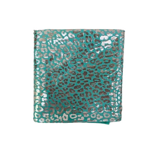 Sahara Leopard Foil Print Nylon Spandex Fabric - Prismatic Fiber Arts
