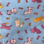 Puppy Bone Print Poly Cotton Fabric - Prismatic Fiber Arts