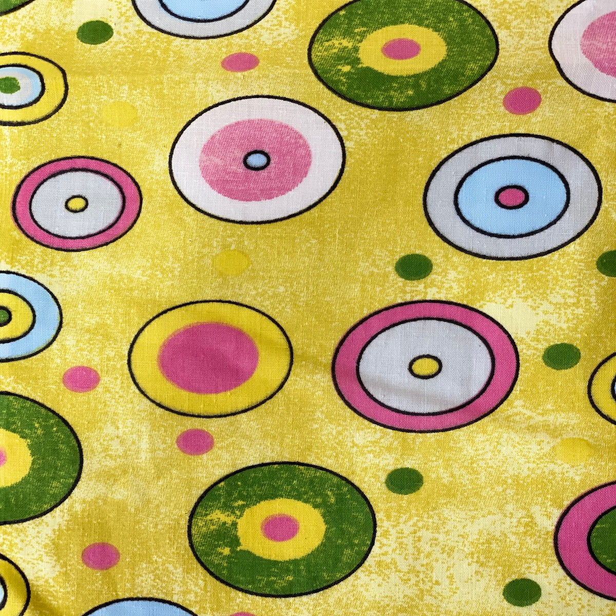 Sphere Circle Print Poly Cotton Fabric