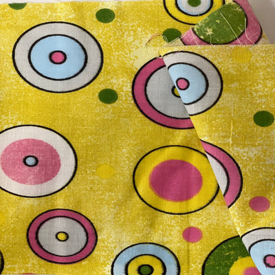 Sphere Circle Print Poly Cotton Fabric - Prismatic Fiber Arts
