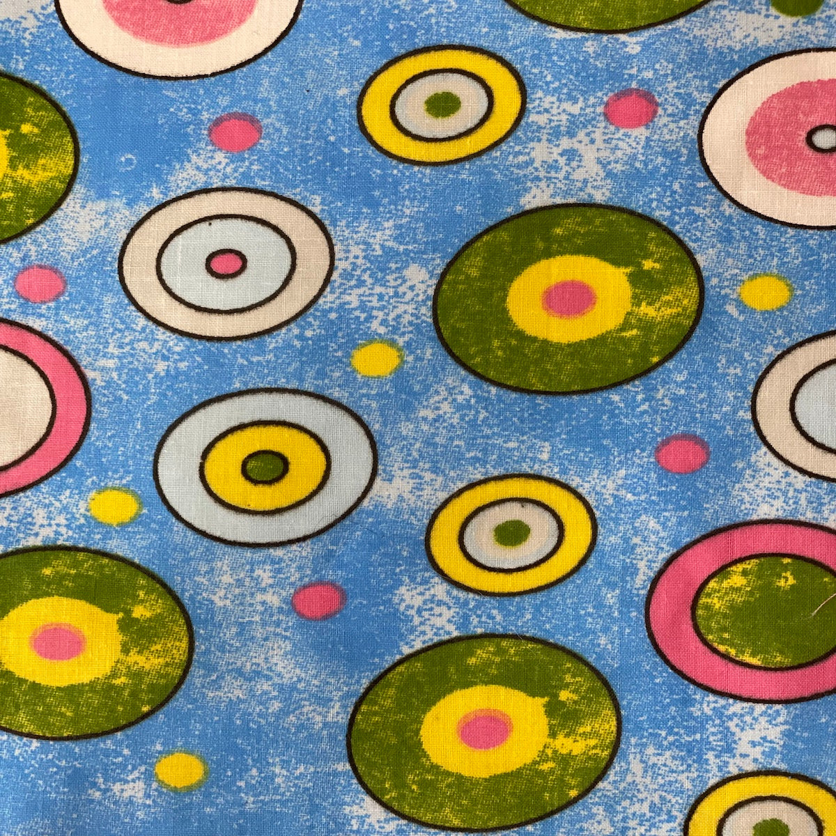 Sphere Circle Print Poly Cotton Fabric