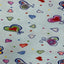 Heart Shape Polka Dot Print Poly Cotton Fabric - Prismatic Fiber Arts
