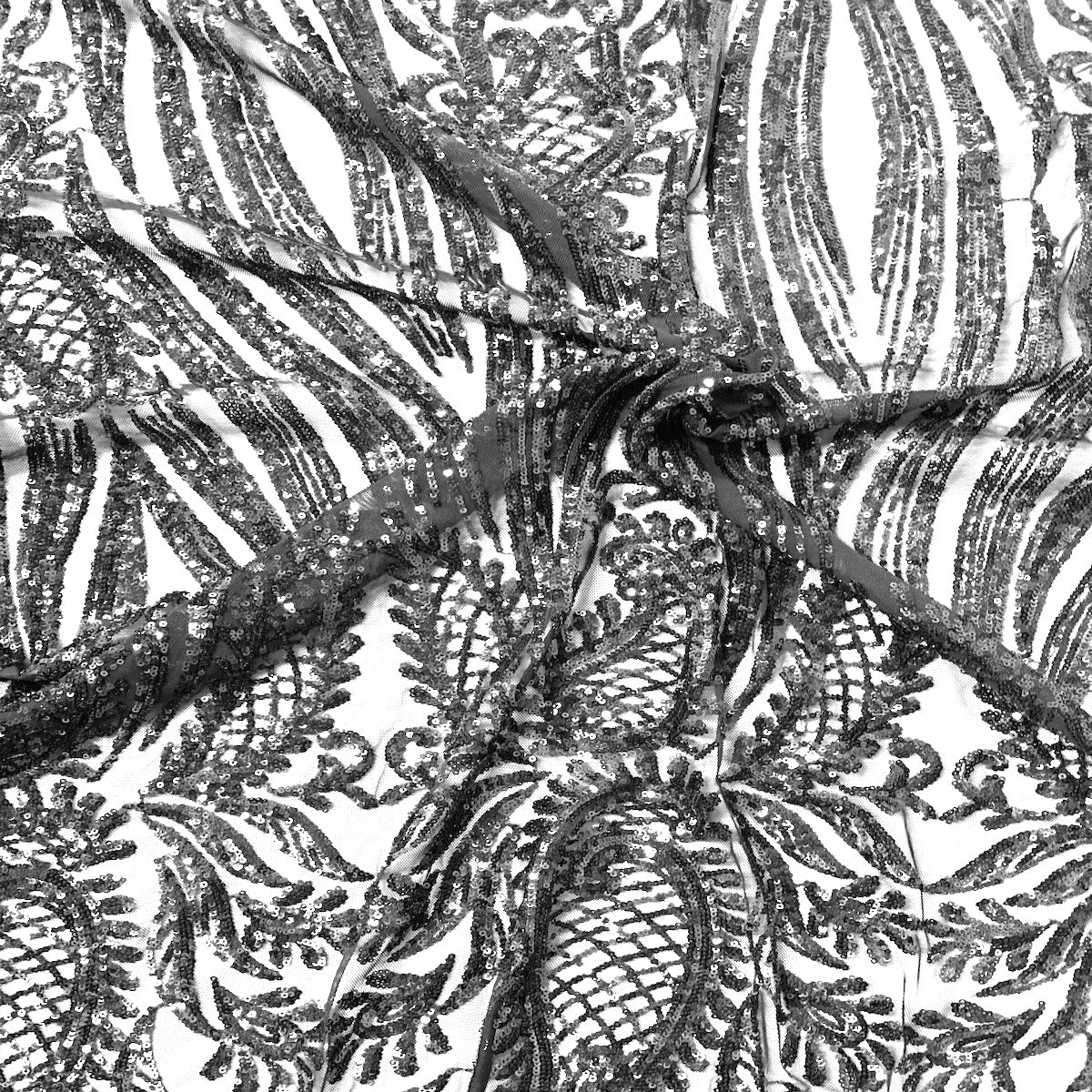 Nebill Stretch Sequins Lace Fabric - Prismatic Fiber Arts