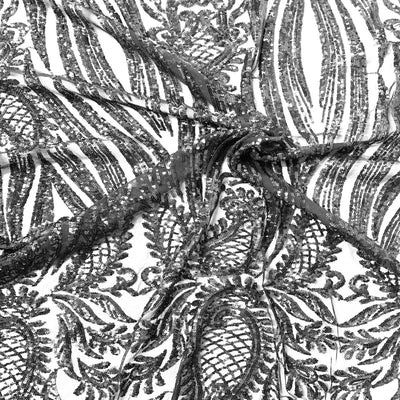Nebill Stretch Sequins Lace Fabric - Prismatic Fiber Arts