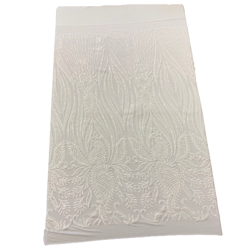 Nebill Stretch Sequins Lace Fabric - Prismatic Fiber Arts