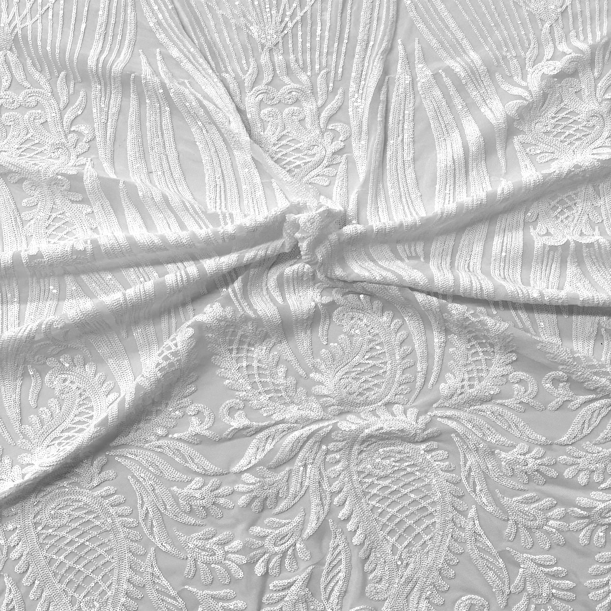 Nebill Stretch Sequins Lace Fabric - Prismatic Fiber Arts