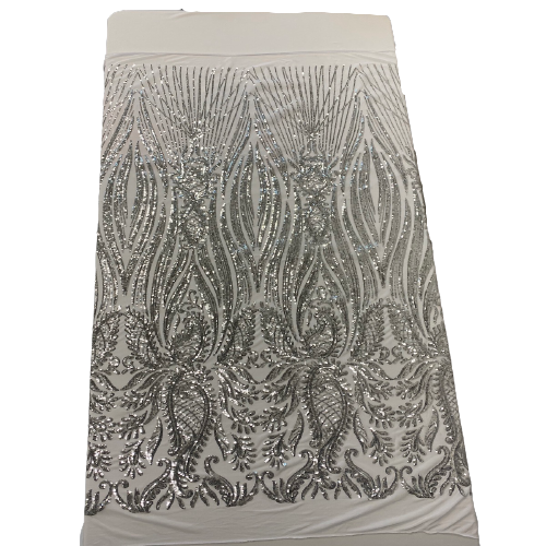 Nebill Stretch Sequins Lace Fabric - Prismatic Fiber Arts