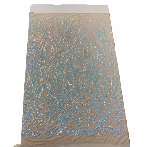 Nebill Stretch Sequins Lace Fabric - Prismatic Fiber Arts