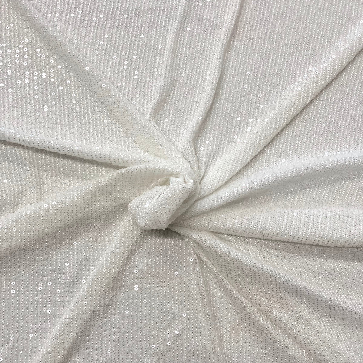 Mille Stripe Stretch Sequins Fabric - Prismatic Fiber Arts