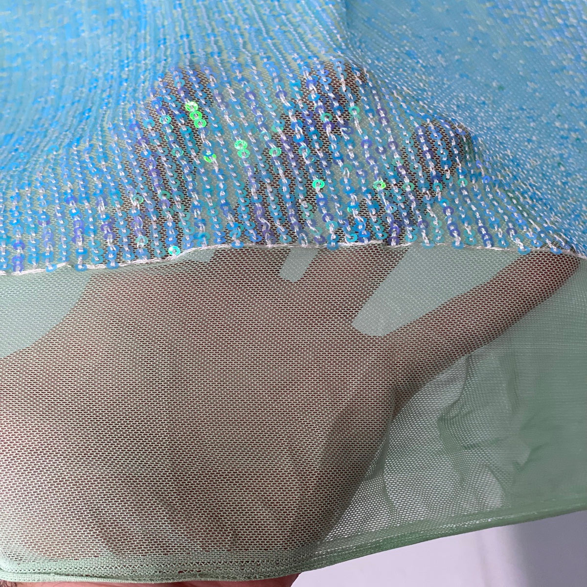 Mille Stripe Stretch Sequins Fabric - Prismatic Fiber Arts