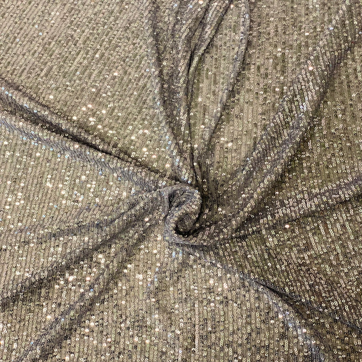Mille Stripe Stretch Sequins Fabric - Prismatic Fiber Arts