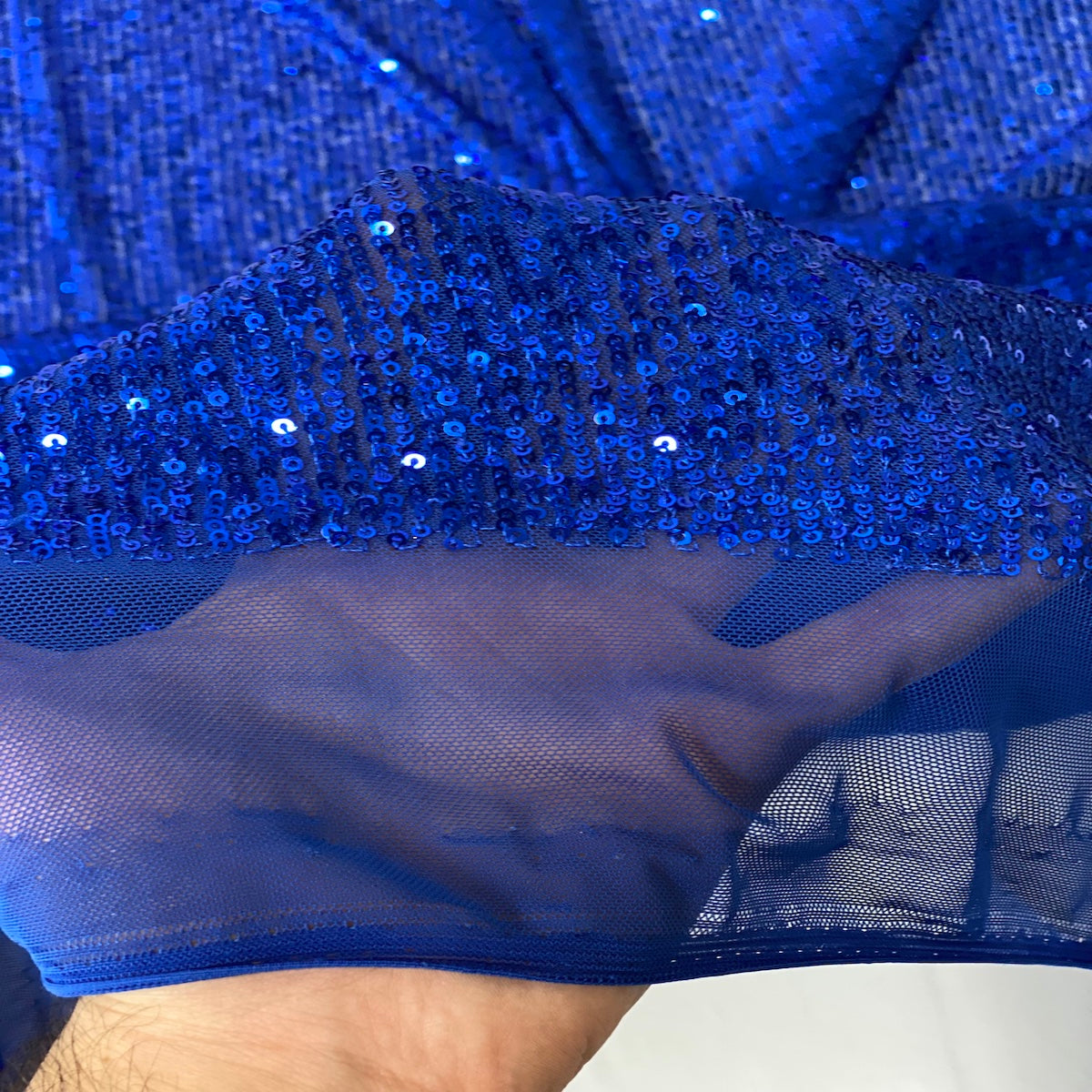 Mille Stripe Stretch Sequins Fabric - Prismatic Fiber Arts