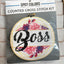 Boss Counted Cross Stitch DIY KIT - Prismatic Fiber Arts