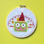 Green Christmasbot by Mary Engelbreit Counted Cross Stitch DIY KIT - Prismatic Fiber Arts