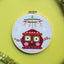 Red Christmasbot by Mary Engelbreit Counted Cross Stitch DIY KIT - Prismatic Fiber Arts