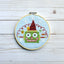 Green Christmasbot by Mary Engelbreit Counted Cross Stitch DIY KIT - Prismatic Fiber Arts
