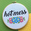 Hot Mess Counted Cross Stitch DIY KIT Intermediate - Prismatic Fiber Arts