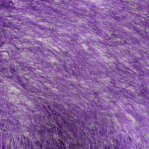 Metallic Faux Fur Tinsel Ostrich Feather Fabric - Prismatic Fiber Arts