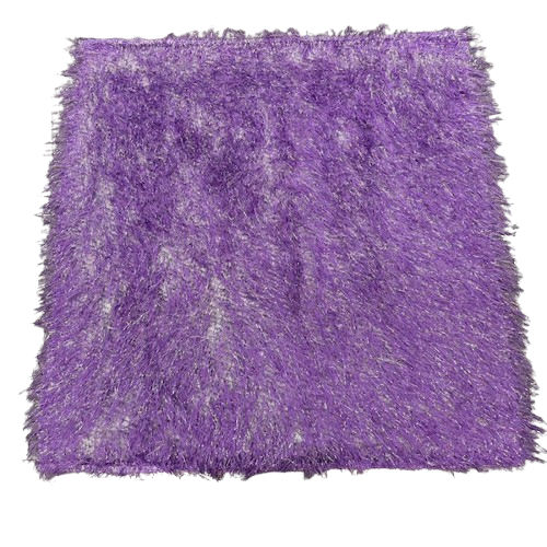 Metallic Faux Fur Tinsel Ostrich Feather Fabric - Prismatic Fiber Arts