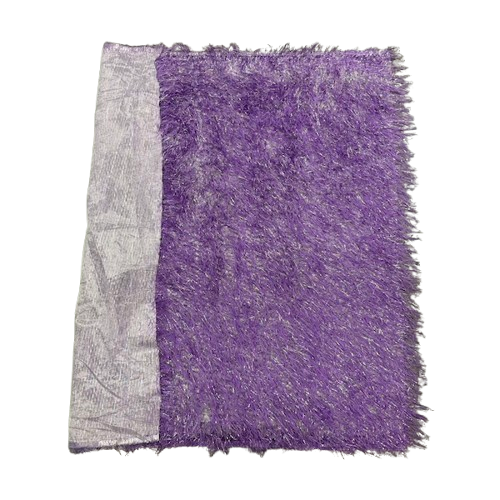 Metallic Faux Fur Tinsel Ostrich Feather Fabric - Prismatic Fiber Arts