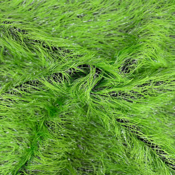Metallic Faux Fur Tinsel Ostrich Feather Fabric - Prismatic Fiber Arts