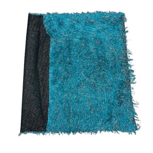 Metallic Faux Fur Tinsel Ostrich Feather Fabric - Prismatic Fiber Arts