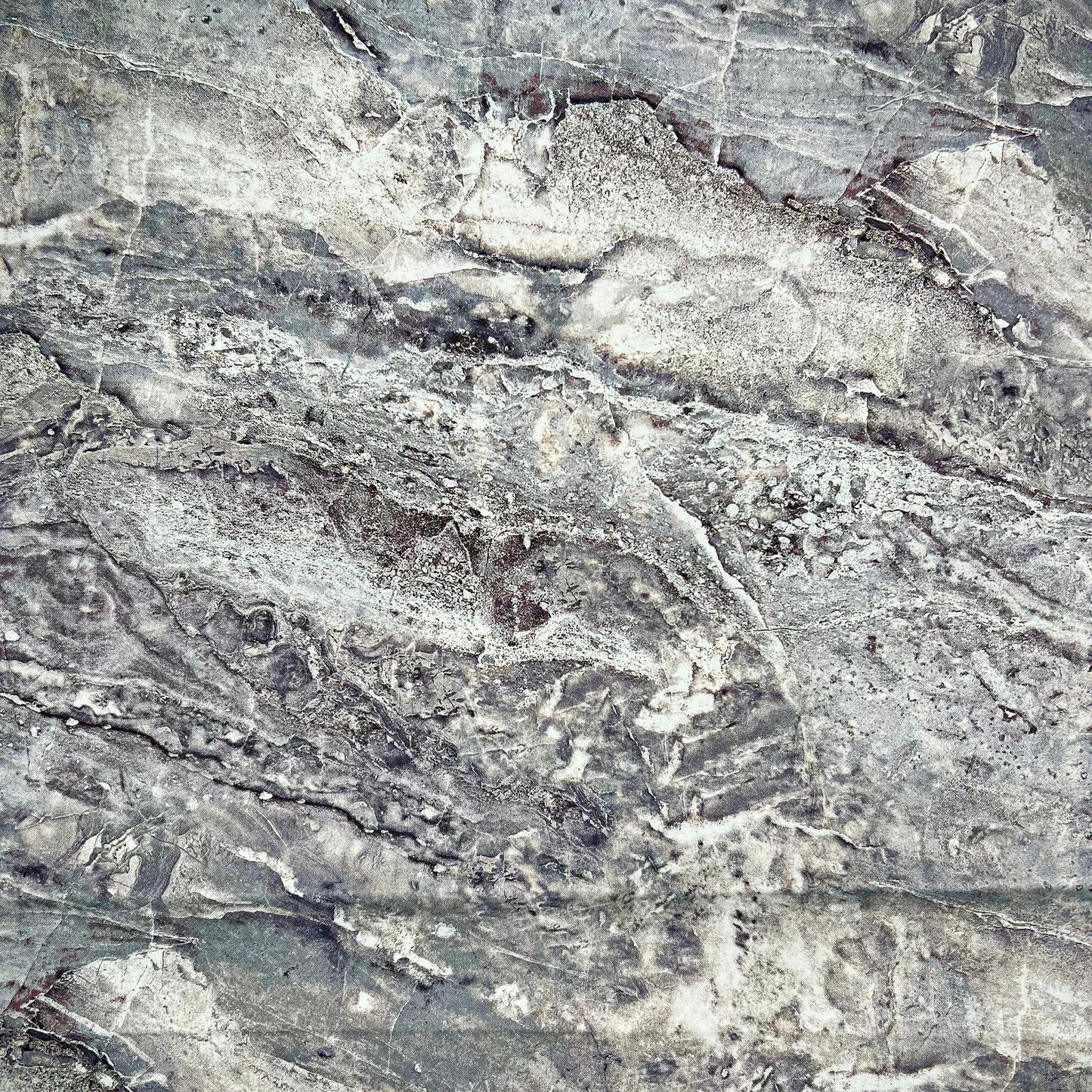 Cool Gray Stone Surfaces Cotton Wideback Fabric Per Yard - Prismatic Fiber Arts